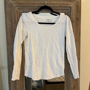 White long sleeve shirt from loft